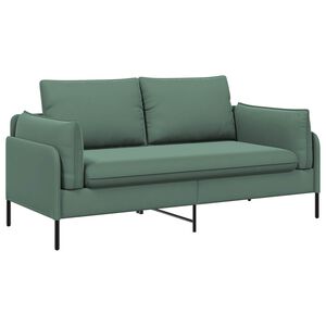 vidaXL Sofa za dvije osobe Morska zelena 188 x 81 x 89 cm Bar&scaron;un