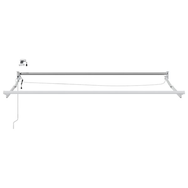 vidaXL Električni sklopivi okvir tende Bijeli 3 x 2,5 m Aluminij