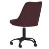 vidaXL Okretna uredska stolica od tkanine ljubičasta