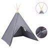 vidaXL Dječji &scaron;ator tipi od breskvine kore sivi 120 x 120 x 150 cm