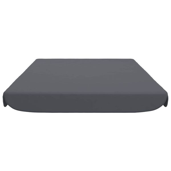 vidaXL Nadstre&scaron;nica Antracit 192 x 147 x 20 cm tkanina