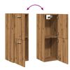 vidaXL Kupaonski viseći ormarić Artisan hrast 30x30x80cm izrađeno drvo