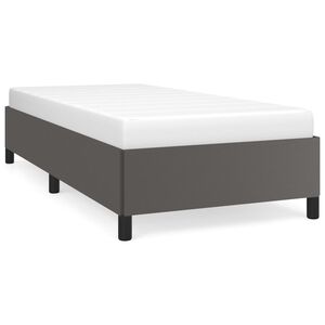 vidaXL Okvir za krevet sivi 90x200 cm od umjetne kože
