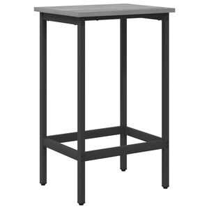 vidaXL Barska stolica Siva Sonoma 40 x 32 x 64 cm Konstruirano drvo
