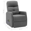 vidaXL Masažna fotelja na podizanje od tkanine svjetlosiva