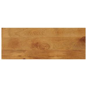 vidaXL Stolna ploča 80x20x2,5 cm pravokutna masivno grubo drvo manga