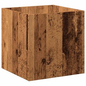 vidaXL Kutija za sadnju Staro drvo 40x40x40 cm Konstruirano drvo