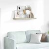 vidaXL Plutajuća zidna polica boja hrasta 80 x 23,5 x 3,8 cm MDF