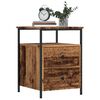 vidaXL Noćni ormarići 2 kom staro drvo 44x45x60 cm konstruirano drvo