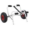 vidaXL Kolica za kajak sklopiva 45 kg aluminijska