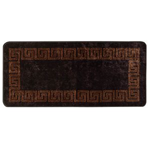vidaXL Traka za tepih MARSA Crna 50 x 100 cm Poliester i PVC