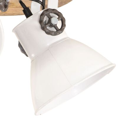 vidaXL Industrijska stropna svjetiljka 25 W bijela 42 x 27 cm E27