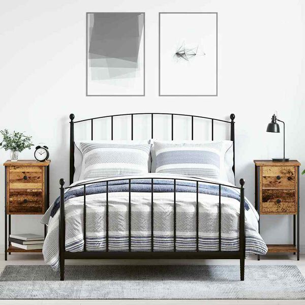 vidaXL Noćni ormar 2 pcs Staro drvo 32 x 42 x 70 cm Konstruirano drvo