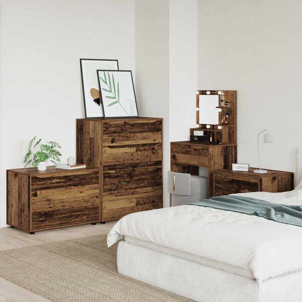 vidaXL Ormarić za pohranu Staro drvo 80 x 48 x 57 cm Konstruirano drvo