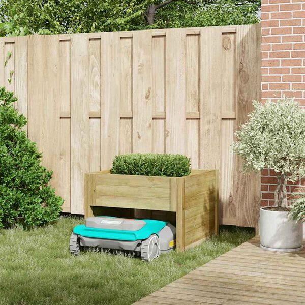 vidaXL Garaža za kosilicu Smeđa 79 x 73 x 56 cm