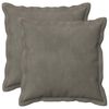 vidaXL Presvlaka za jastuk 2 pcs HOUTEN Svjetlosiva 45 x 45 cm Bar&scaron;un