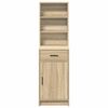 vidaXL Highboard Sonoma hrast 40 x 40,5 x 135 cm Konstruirano drvo