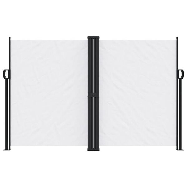 vidaXL Bočna tenda na uvlačenje bijela 160 x 1000 cm