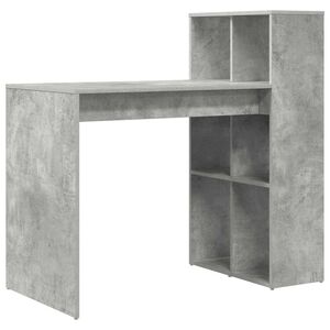 vidaXL Stol Betonski sivi Konstruirano drvo 108 x 55 x 103.5 cm
