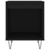vidaXL Noćni ormarić crni 40x35x50 cm od konstruiranog drva