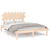 vidaXL Okvir za krevet 140x190 cm od masivnog drva