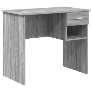 vidaXL Stol Siva Sonoma 90 x 49 x 75 cm Konstruirano drvo