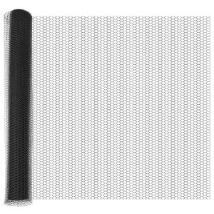 vidaXL Heksagonalna ograda s stubom 25 x 1,4 m Čelik premazan PVC-om