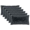 vidaXL Presvlaka za jastuk 6 pcs HEERLEN Antracit 40 x 80 cm PV flis