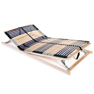 vidaXL Podnica za krevet s 42 letvice i 7 zona 120 x 200 cm