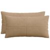 vidaXL Presvlaka za jastuk 2 pcs ALMELO Smeđa 40 x 70 cm Kord