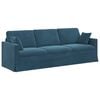 vidaXL Sofa Plava 228 x 78 x 80 cm Bar&scaron;un