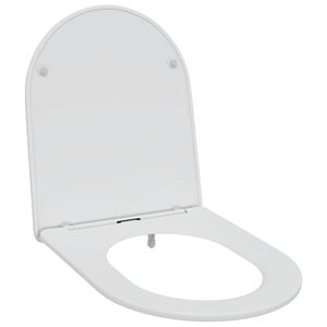 vidaXL WC daska Bijelo 47 x 36 x 3,4 cm Duroplast