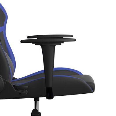 vidaXL Igraća stolica crno-plava od umjetne kože