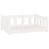 vidaXL Krevet za psa 75,5 x 55,5 x 28 cm Bijela