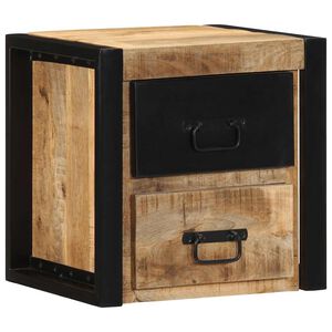vidaXL Noćni ormarić 40x35x40 cm Puno grubo drvo Mango