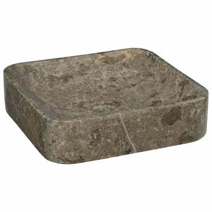 vidaXL Umivaonik sivi 40 x 40 x 10 cm mramorni