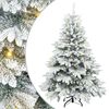 vidaXL Umjetno božićno drvce s stalakom Bijelo 120 cm PE i PVC