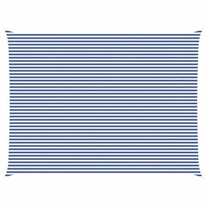 vidaXL Jedro za sunce Plava i bijela 8 x 6 m 100% poliester Oxford