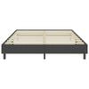 vidaXL Box spring okvir za krevet od tkanine sivi 140 x 200 cm