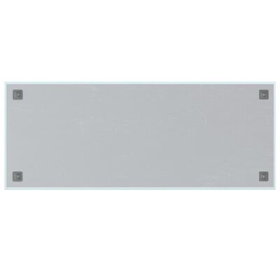vidaXL Zidna magnetna ploča bijela 100 x 40 cm od kaljenog stakla