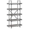 vidaXL Regal za knjige s 5 razina boja hrasta 100x33x180,5 cm drveni