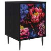 vidaXL Noćni ormar KIEL Crni hrast 36 x 33 x 51 cm Konstruirano drvo