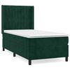 vidaXL Box spring krevet s madracem tamnozeleni 100x200 cm bar&scaron;unasti