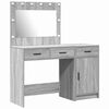 vidaXL Toaletni stol 2 kom. Siva 40 x 41 x 75 cm Konstruirano drvo