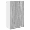 vidaXL Viseći ormarić Siva Sonoma 60 x 31 x 100 cm Konstruirano drvo