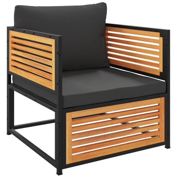 vidaXL 6-dijelna set vrtnih sofa s jastucima masivno bagremovo drvo