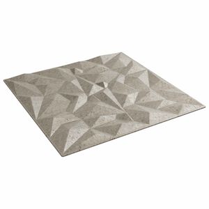 vidaXL Zidne panele 12 kom. 50 x 50 cm Ametist beton XPS pjena