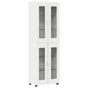vidaXL Highboard FLORIN Bijelo 60 x 35 x 182 cm Konstruirano drvo