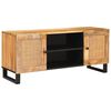 vidaXL TV ormar s policom Smeđa 105 x 33 x 46 cm Čvrsto drvo manga