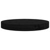 vidaXL Ploča za stol okrugla crna &Oslash; 30 x 3 cm od masivne borovine